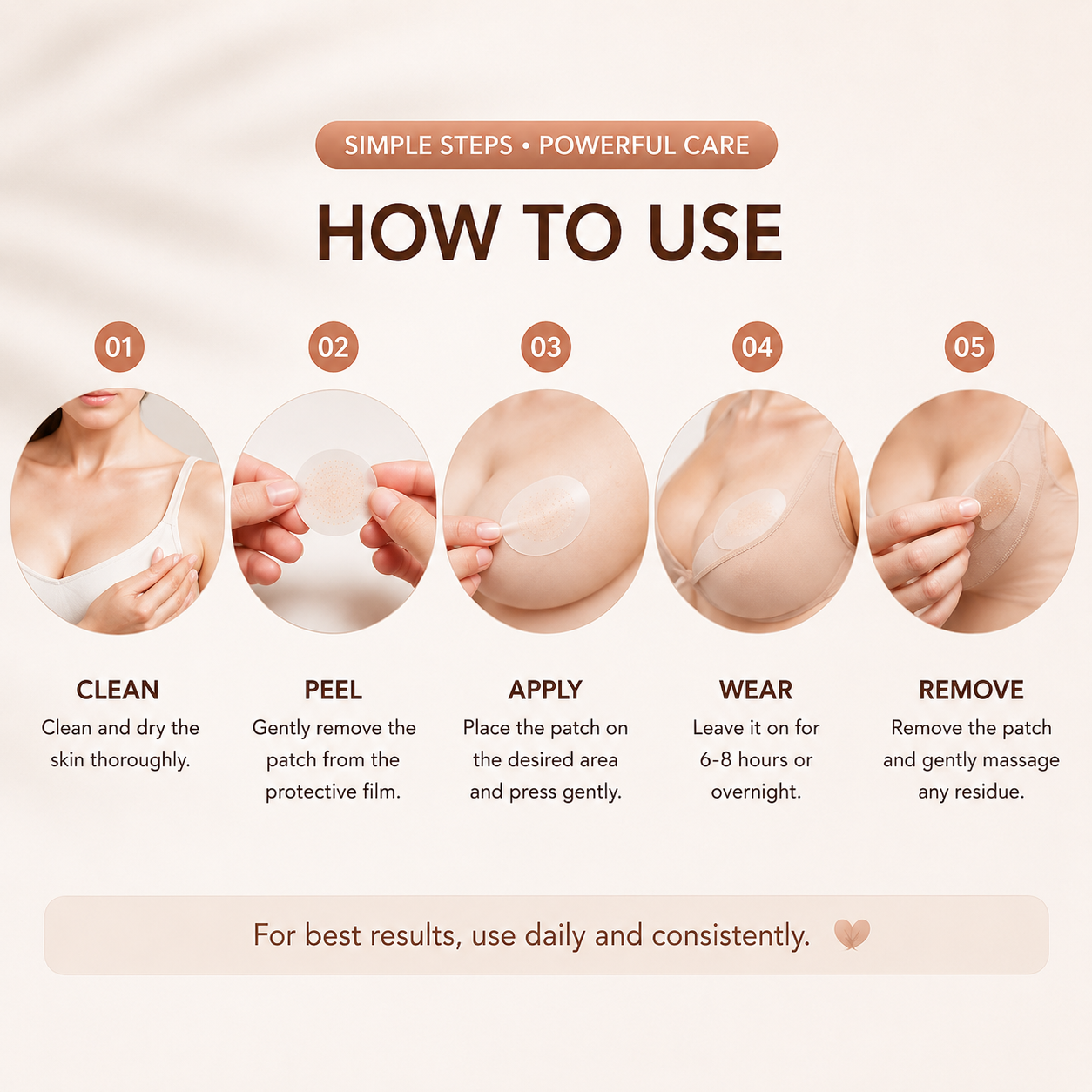 Breast Enhance Mentmicroneedle Patch