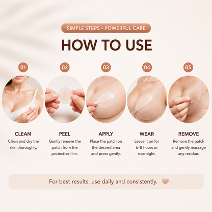 Breast Enhance Mentmicroneedle Patch